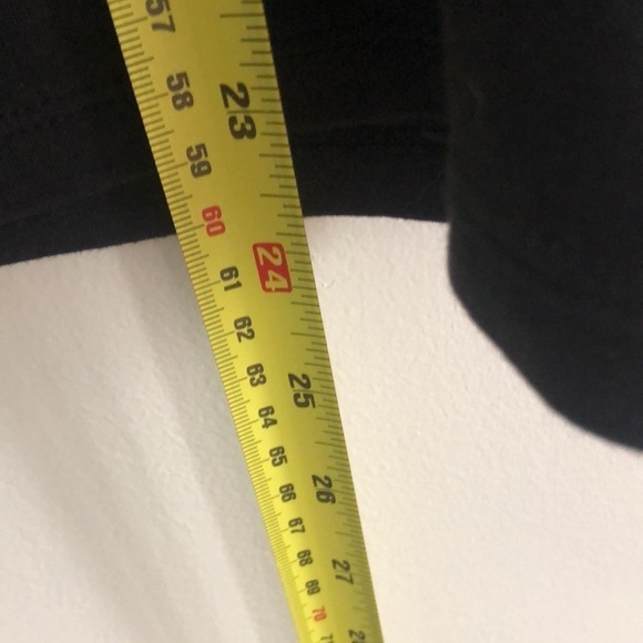 L.L.Bean Women's Black Soft Cotton V Neck Size L Reg - Picture 7 of 9